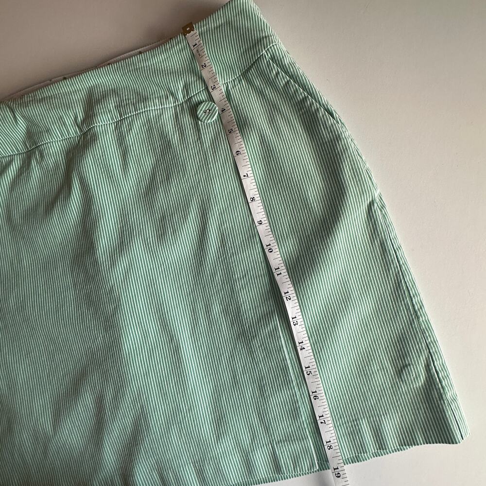 Swing Control Striped Golf Skort Womens Sz 16 Green Golf Tennis Sporty Skirt XL - Picture 9 of 10